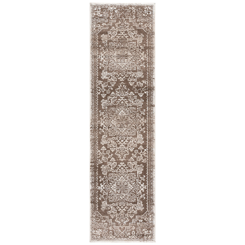 Chamber Power Loom Performance Oriental Indoor Rug, 2'-2" x 8'-0" Runner