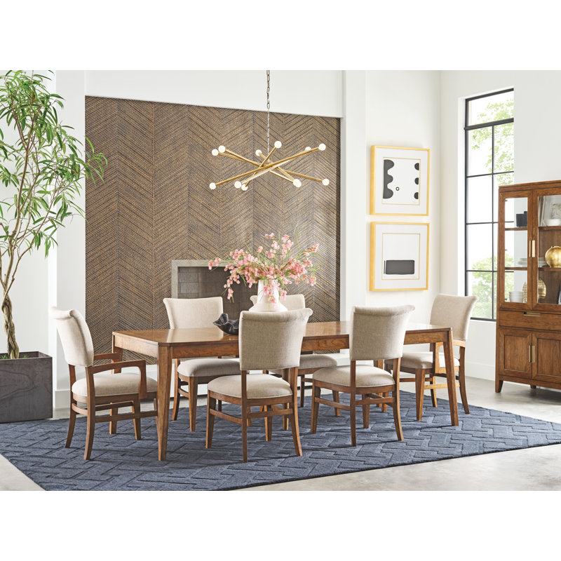 Chaise avec accoudoirs rembourrée Contour