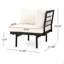 Chaise d'angle + table basse