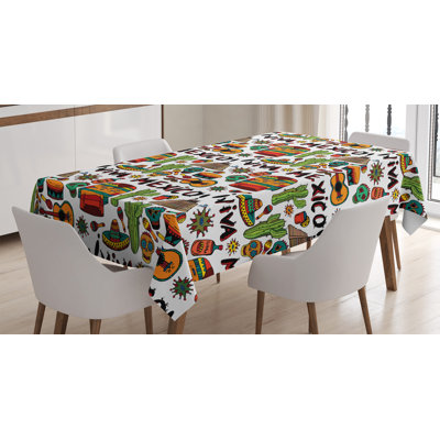 Mexican Geometric Tablecloth