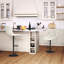 Adjustable Height Counter Stool with Metal Frame-519704135