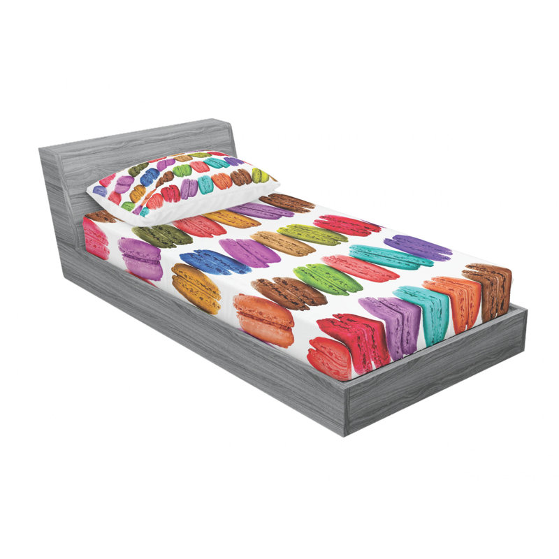 Microfiber Sheet Set, Twin Sheet Set with Fitted Sheet