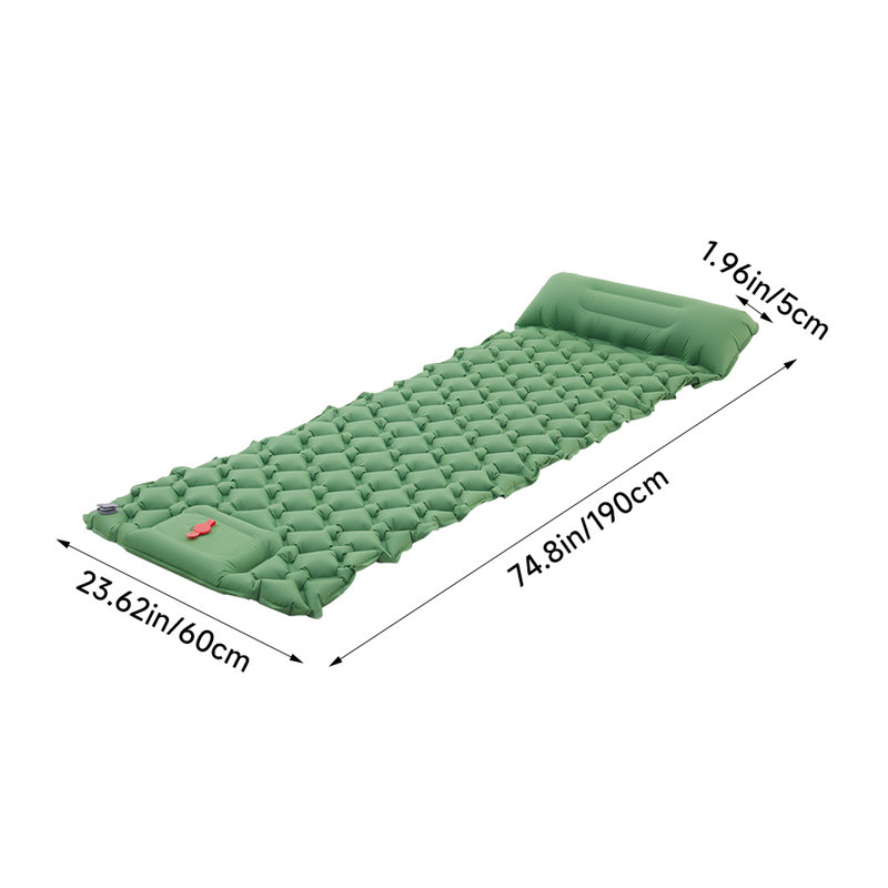 Fresco 12.7cm Air Bed, Army Green