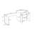 Kitchen Island with Power Outlet, Open Shelves and 2 Drawers-1234943480