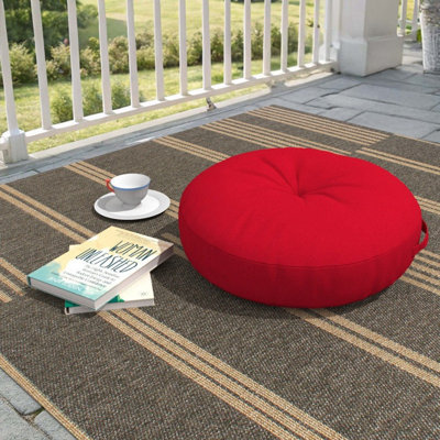 Housse de coussin circulaire avec insert Sunbrella