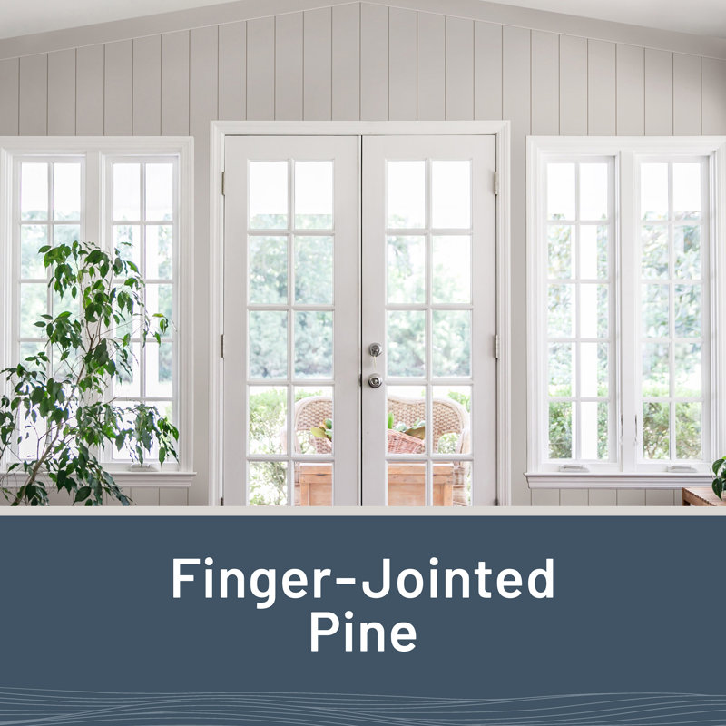 Edge 1 in. x 4 in. x 8 ft. Timeless Collection (Primed White)