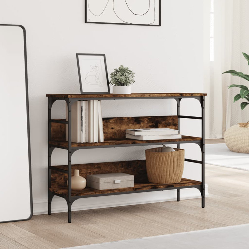 Diggins Console Table, Grey Sonoma, 75 H x 100 W x 32 D cm