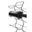 Floor Wine Bottle Rack in Chrome