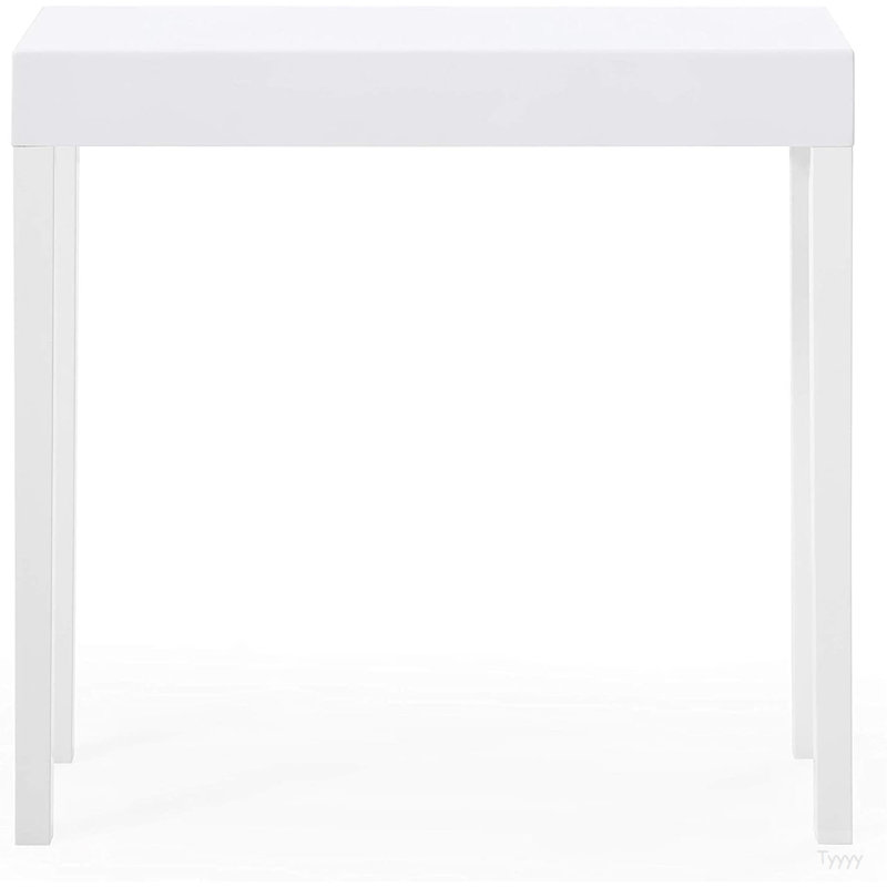 Console moderne, canapé Amy, blanc