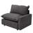 Upholstered Modern Linen Fabric One-Armed Chair-122850632