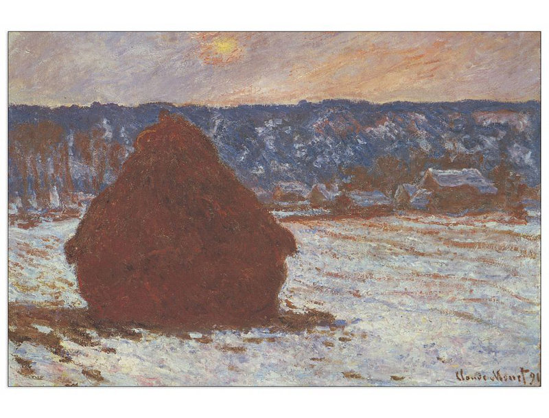 Claude Monet - Wrapped Canvas Painting, 90cm H x 135cm W x 1.8cm D