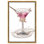 «Gliniering Martini Drinks and Spirits», art mural par Art Remedy