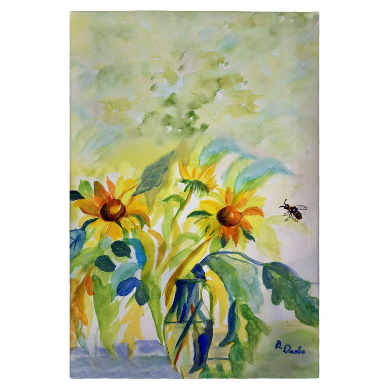 Serviette d'invités Sunflowers & Bee