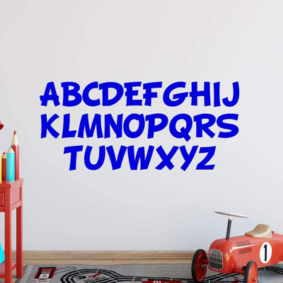 Text & Numbers Non-Wall Damaging Wall Decal
