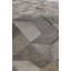 Natural Hide Cowhide Geometric Area Rug in Gray/Brown/Dark Gray-25306946