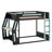 Gaming Bunk Bed With Side-Mounted Oversized RGB Desk-1398422532