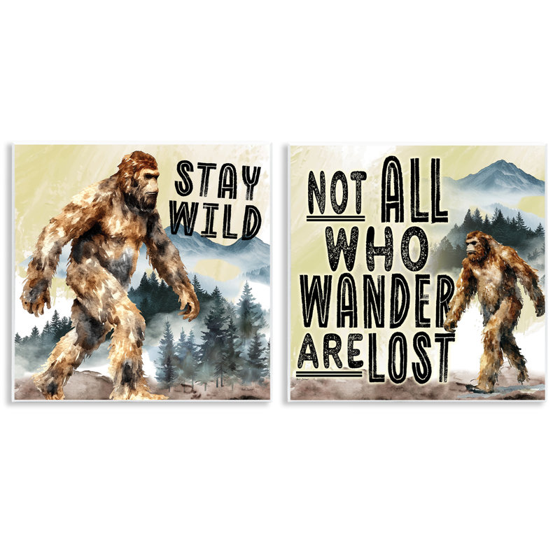 Ensemble de 2 plaques murales Woodland Mythical Creature