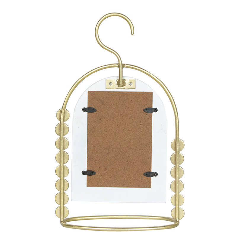 Brumett White Glass Wall Mounted Picture Frame