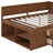Full Size Daybed With Drawers And Shelves-1695000375