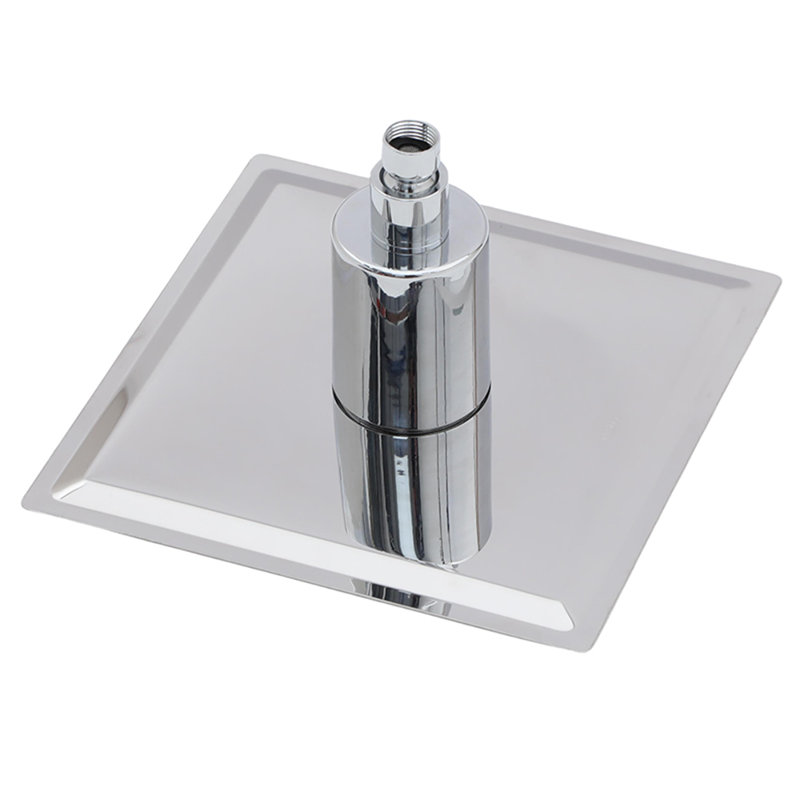 10 Inch High Pressure Rain Filtered Shower Head in Chrome