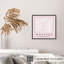 «Botanical Matisse Plant», reproduction d'art moderne sans cadre rose Mid-Century-2075614985
