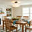 Thornhill 4-Light Modern Fabric Semi Flush Mount Ceiling Light for  Entryway