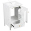 Meuble-lavabo de salle de bain avec lavabo en céramique