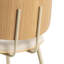 81.5cm H Fabric Upholstered Side Chair in Grey