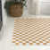 Aparicio Modern Cottage Checkerboard Washable Gold/Cream Rug