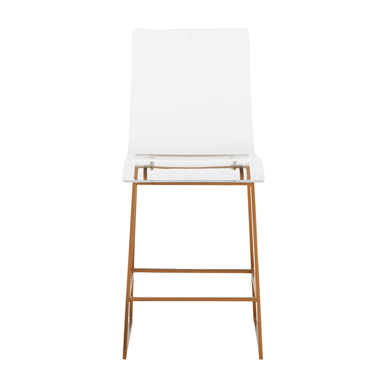 King Stool, Antique Gold, Counter Stool (24.75" Seat Height)