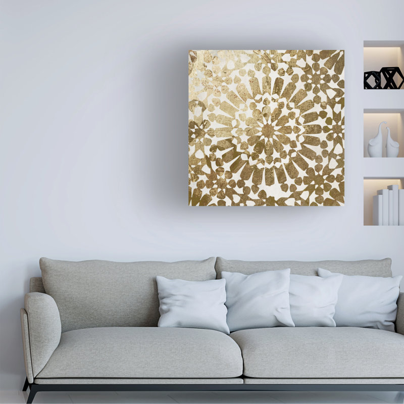 Art sur toile «Bachelor marocain», Or, H 24 po x l 24 po