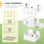 Boîte pour chien pour animaux de compagnie, comprend un sous-tapis / doublure de pee lavable et réutilisable