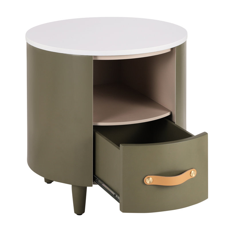 Table de chevet Modern, Vert