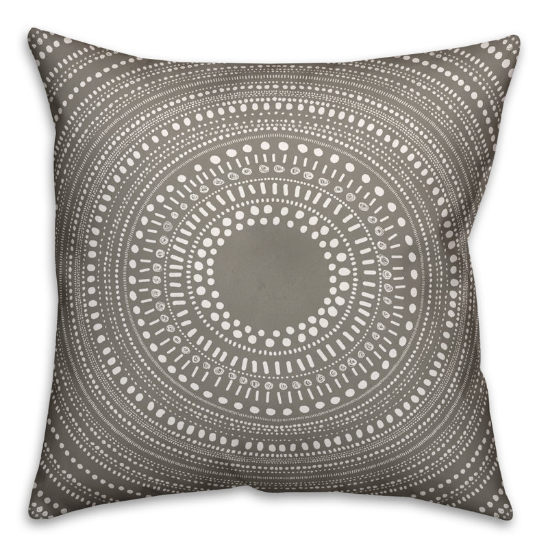 Tribal Circle Throw Pillow