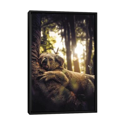 Sleeping Koala by Zenja Gammer - Print on Canvas