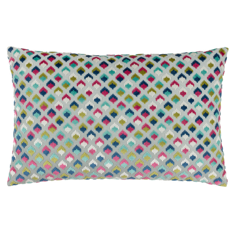 Lexington Geometric Rectangular Cushion, Pink