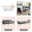 Canapé convertible en futon 69,69 po Brooksley-294253818
