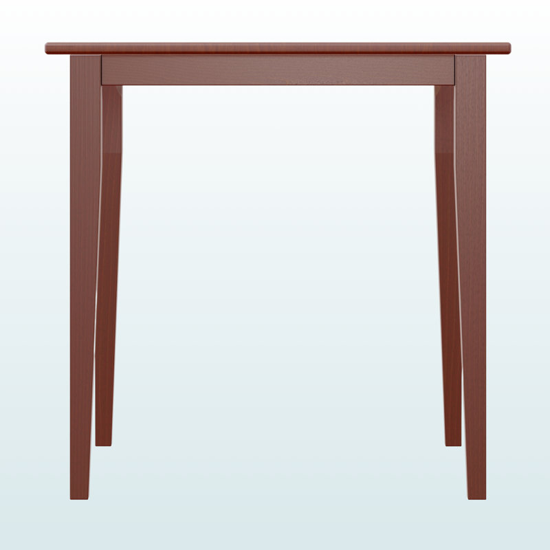 Phoebe  Square Dining Table, Walnut