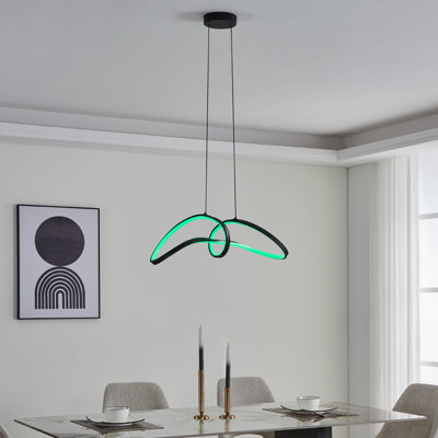 Enger 1 - Light Matte Black LED Pendant