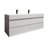 Albizu 59" Wall-Mounted Double Bathroom Vanity-69315972