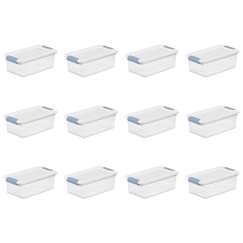 Boîte de verrouillage de 6 pintes Sterilite