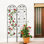 2 Pack Rustproof Metal Trellis 86.7" X 19.7", Outdoor Flower Support For Rose, Jasmine, Beans, Black, Easy Assembly, Strong Iron Climbing Plants, Installation, Material