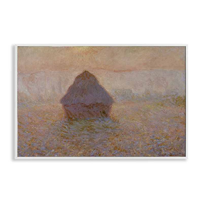 Giclée classique par Mon1000paintings, Estampe numérique encadrée blanc bord de mer, H 20 po x l 30 po