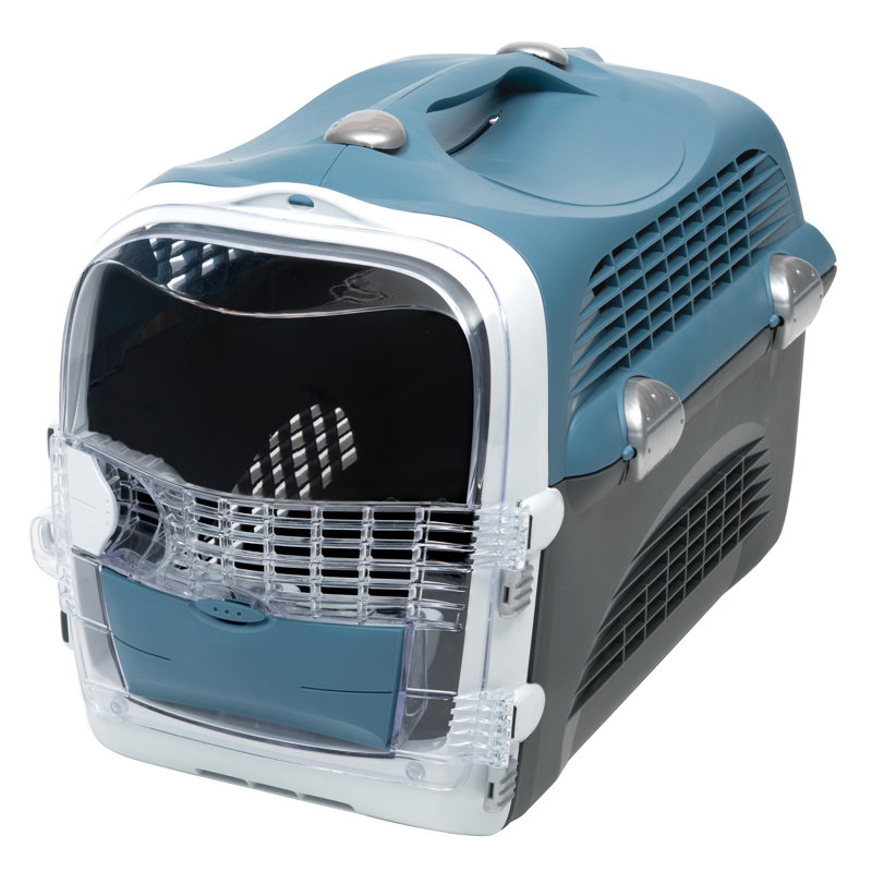 Porte-bagages Catit 2.0, rouge cerise, Bleu / Gris
