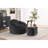 Foam Bean Bag Chair For Basement - Chenille Cover, Absorbs , 42.52In Diameter, 20.47In Height, Comfortable Seating Comfy With Cover Filling, Wicking, Multi-Purpose Seat-654720886