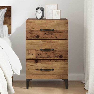 40cm W Manufactured Wood Bedside Table