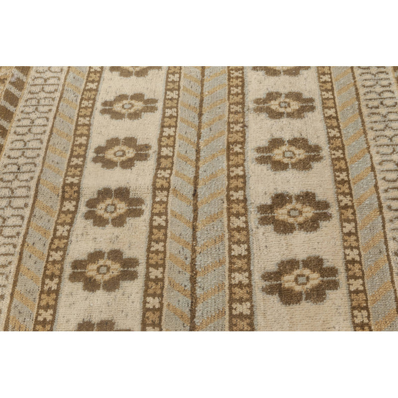 Modern One-of-a-Kind 4' X 13' Area Rug