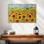 Champ de tournesols Alvord vieilli-107864872