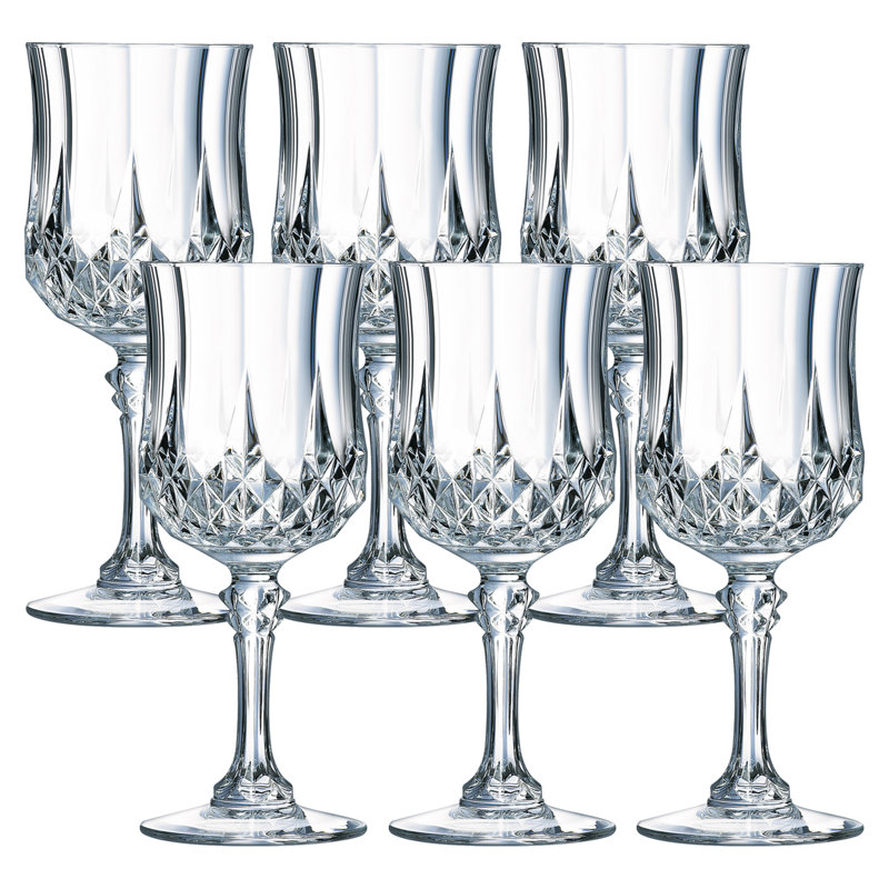 Longchamp 250ml Crystal Red Wine Glass, 6