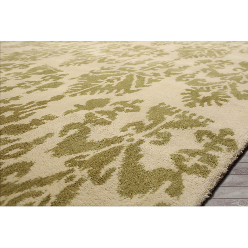 Tapis intérieur / extérieur rectangulaire en laine de conception unique 8 pi x 11 pi Rylay